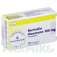 СЕРТРАЛІН (SERTRALIN) 100 мг таблетки 20 шт - Сертралін HEUMANN PHARMA