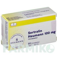 СЕРТРАЛІН (SERTRALIN) 100 мг таблетки 50 шт - Сертралін HEUMANN PHARMA
