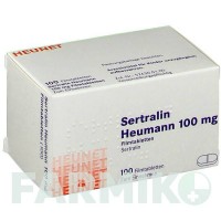 СЕРТРАЛІН (SERTRALIN) 100 мг таблетки 100 шт - Сертралін HEUNET PHARMA