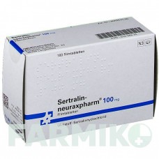 СЕРТРАЛІН (SERTRALIN) 100 мг таблетки 100 шт - Сертралін NEURAXPHARM