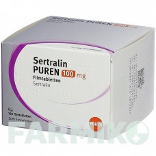 СЕРТРАЛІН (SERTRALIN) 100 мг таблетки 100 шт - Сертралін PUREN PHARMA