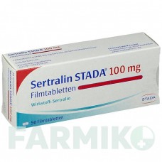 СЕРТРАЛІН (SERTRALIN) 100 мг таблетки 50 шт - Сертралін STADAPHARM