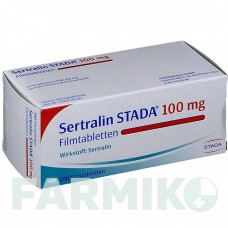 СЕРТРАЛІН (SERTRALIN) 100 мг таблетки 100 шт - Сертралін STADAPHARM