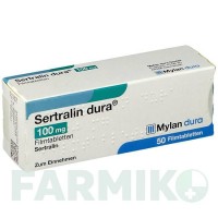 СЕРТРАЛІН (SERTRALIN) 100 мг таблетки 50 шт - Сертралін VIATRIS