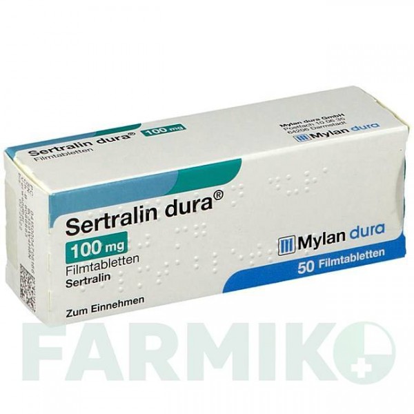 СЕРТРАЛИН (SERTRALIN) 100 мг таблетки 50 шт - Сертралин VIATRIS