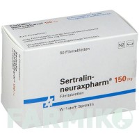 СЕРТРАЛІН (SERTRALIN) 150 мг таблетки 50 шт - Сертралін NEURAXPHARM