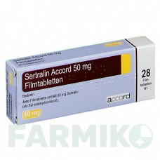 СЕРТРАЛІН (SERTRALIN) 50 мг таблетки 28 шт - Сертралін ACCORD HEALTHCARE