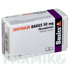 СЕРТРАЛІН (SERTRALIN) 50 мг таблетки 50 шт - Сертралін BASICS
