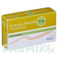 СЕРТРАЛІН (SERTRALIN) 50 мг таблетки 20 шт - Сертралін BLUEFISH