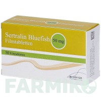СЕРТРАЛІН (SERTRALIN) 50 мг таблетки 50 шт - Сертралін BLUEFISH