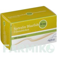 СЕРТРАЛИН (SERTRALIN) 50 мг таблетки 100 шт - Сертралин BLUEFISH