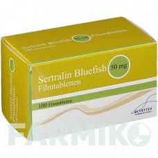 СЕРТРАЛИН (SERTRALIN) 50 мг таблетки 100 шт - Сертралин BLUEFISH