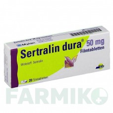 СЕРТРАЛІН (SERTRALIN) 50 мг таблетки 20 шт - Сертралін VIATRIS