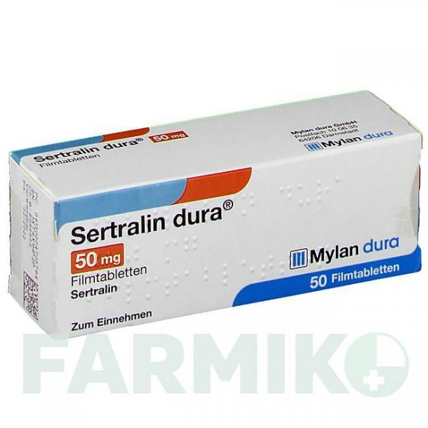 СЕРТРАЛИН (SERTRALIN) 50 мг таблетки 50 шт - Сертралин VIATRIS