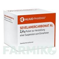 СЕВЕЛАМЕРКАРБОНАТ (SEVELAMERCARBONAT) 2,4 г порошок 60 шт - Севеламер ALIUD PHARMA