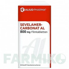 СЕВЕЛАМЕРКАРБОНАТ (SEVELAMERCARBONAT) 800 мг таблетки 180 шт - Севеламер ALIUD PHARMA