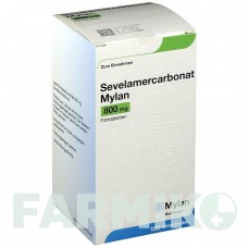 СЕВЕЛАМЕРКАРБОНАТ (SEVELAMERCARBONAT) 800 мг таблетки 180 шт - Севеламер VIATRIS