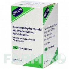 СЕВЕЛАМЕРГИДРОХЛОРИД (SEVELAMERHYDROCHLORID) 800 мг таблетки 180 шт - Севеламер WAYMADE