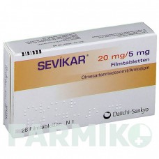 СЕВИКАР (SEVIKAR) 20 мг/5 мг таблетки 28 шт - Олмесартан, Амлодипин DAIICHI SANKYO