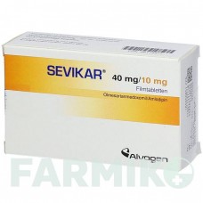 СЕВИКАР (SEVIKAR) 40 мг/10 мг таблетки 98 шт - Олмесартан, Амлодипин KOHLPHARMA