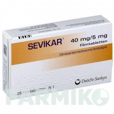 СЕВИКАР (SEVIKAR) 40 мг/5 мг таблетки 28 шт - Олмесартан, Амлодипин DAIICHI SANKYO
