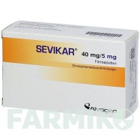СЕВІКАР (SEVIKAR) 40 мг/5 мг таблетки 56 шт - Олмесартан, Амлодипін KOHLPHARMA