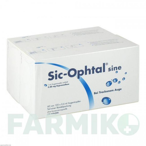 СИК ОФТАЛ (SIC OPHTAL) капли 120x0,6 мл - Гипромеллоза DR.WINZER PHARMA