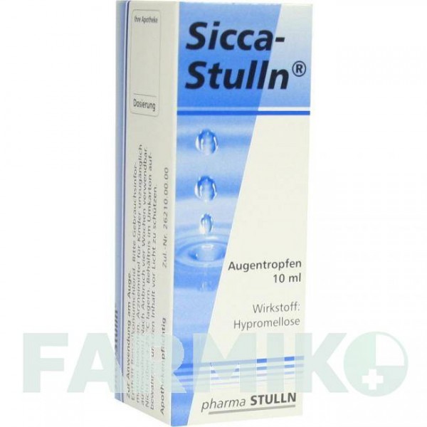 СИККА ШТУЛЬН (SICCA STULLN) капли 10 мл - Гипромеллоза PHARMA STULLN