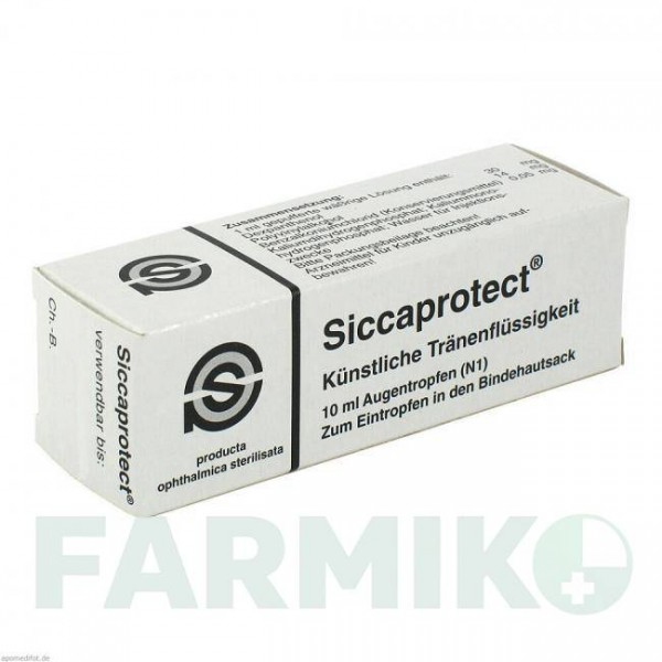 СІКАПРОТЕКТ (SICCAPROTECT) краплі 10 мл - Полівініловий спирт, Декспантенол URSAPHARM
