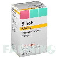 СИФРОЛ (SIFROL) 2,62 мг таблетки 100 шт - Праміпексол BOEHRINGER INGELHEIM