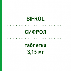 СИФРОЛ (SIFROL) 3,15 мг таблетки 100 шт - Прамипексол BB FARMA