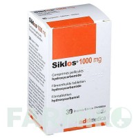 СИКЛОС (SIKLOS) 1000 мг таблетки 30 шт - Гидроксикарбамид ALTAMEDICS