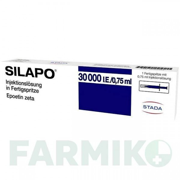 СИЛАПО (SILAPO) 30000 МО/0,75 мл шприци 1 шт - Еритропоетин STADAPHARM