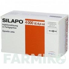 СИЛАПО (SILAPO) 4000 МО/0,4 мл шприци 6x1 шт - Еритропоетин STADAPHARM