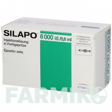 СИЛАПО (SILAPO) 6000 МО/0,6 мл шприци 6x1 шт - Еритропоетин STADAPHARM