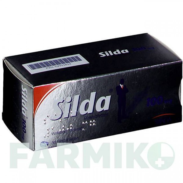 СИЛДА (SILDA) 100 мг таблетки 36 шт - Силденафил STADAPHARM