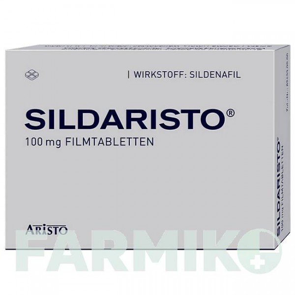 СИЛДАРИСТО (SILDARISTO) 100 мг таблетки 20 шт - Силденафил ARISTO PHARMA