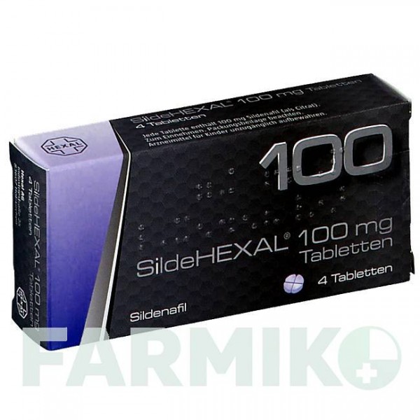 СИЛДЕГЕКСАЛ (SILDEHEXAL) 100 мг таблетки 4 шт - Силденафіл HEXAL