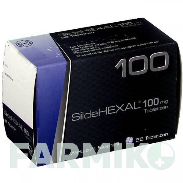 СИЛДЕГЕКСАЛ (SILDEHEXAL) 100 мг таблетки 36 шт - Силденафил HEXAL