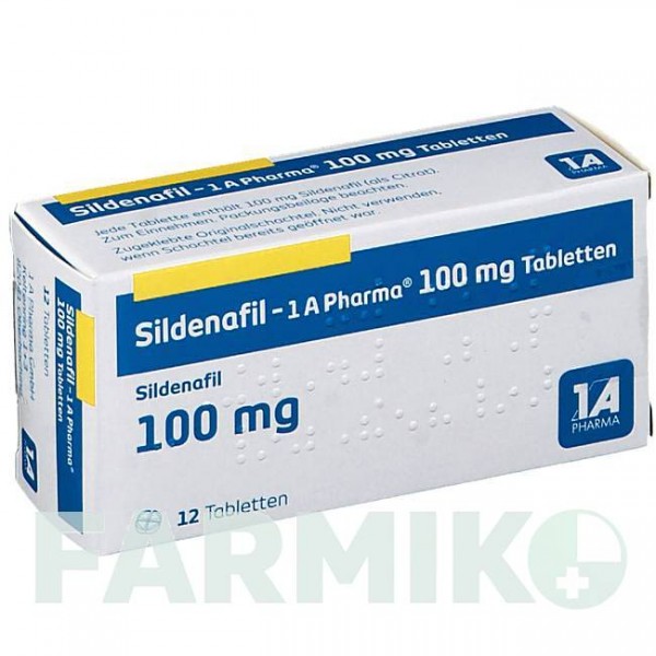 СИЛДЕНАФИЛ (SILDENAFIL) 100 мг таблетки 12 шт - Силденафил 1 A PHARMA