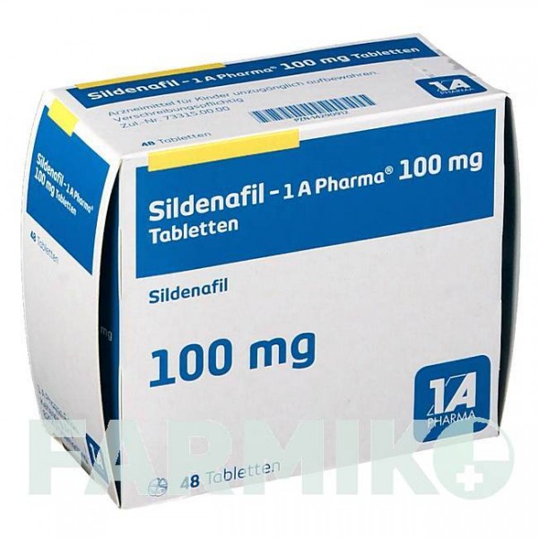 СИЛДЕНАФИЛ (SILDENAFIL) 100 мг таблетки 48 шт - Силденафил 1 A PHARMA
