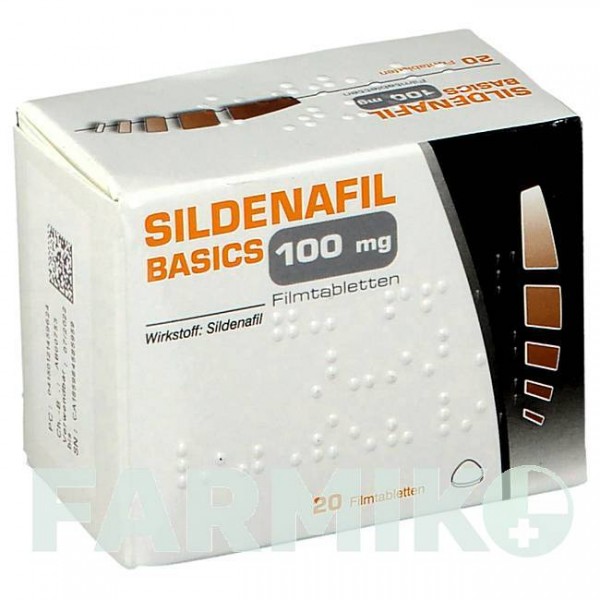 СИЛДЕНАФИЛ (SILDENAFIL) 100 мг таблетки 20 шт - Силденафил BASICS