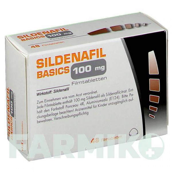 СИЛДЕНАФІЛ (SILDENAFIL) 100 мг таблетки 48 шт - Силденафіл BASICS