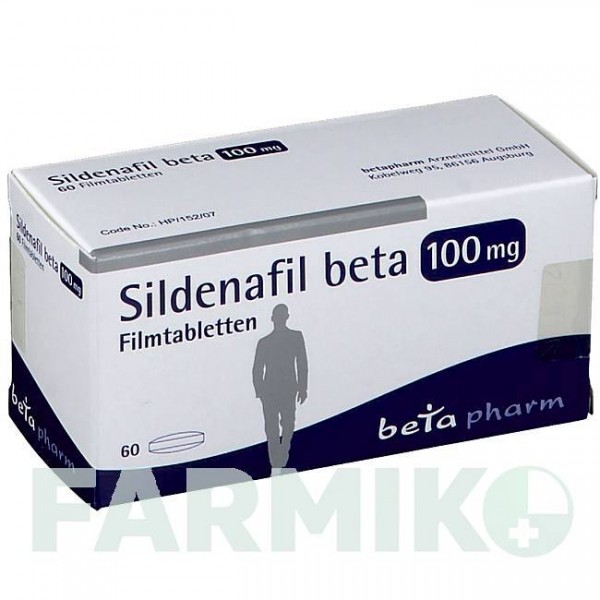 СИЛДЕНАФИЛ (SILDENAFIL) 100 мг таблетки 60 шт - Силденафил BETAPHARM