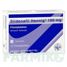 СИЛДЕНАФИЛ (SILDENAFIL) 100 мг таблетки 12 шт - Силденафил HENNIG