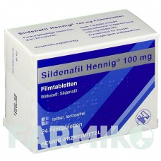 СИЛДЕНАФИЛ (SILDENAFIL) 100 мг таблетки 24 шт - Силденафил HENNIG