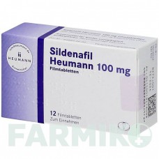 СИЛДЕНАФИЛ (SILDENAFIL) 100 мг таблетки 12 шт - Силденафил HEUMANN PHARMA