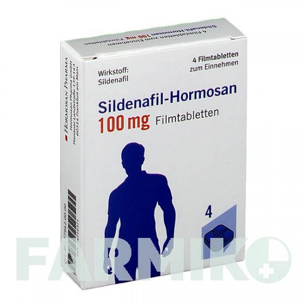 СИЛДЕНАФИЛ (SILDENAFIL) 100 мг таблетки 4 шт - Силденафил HORMOSAN PHARMA