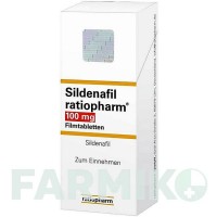 СИЛДЕНАФИЛ (SILDENAFIL) 100 мг таблетки 48 шт - Силденафил RATIOPHARM