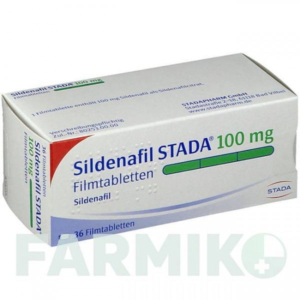 СИЛДЕНАФІЛ (SILDENAFIL) 100 мг таблетки 36 шт - Силденафіл STADAPHARM